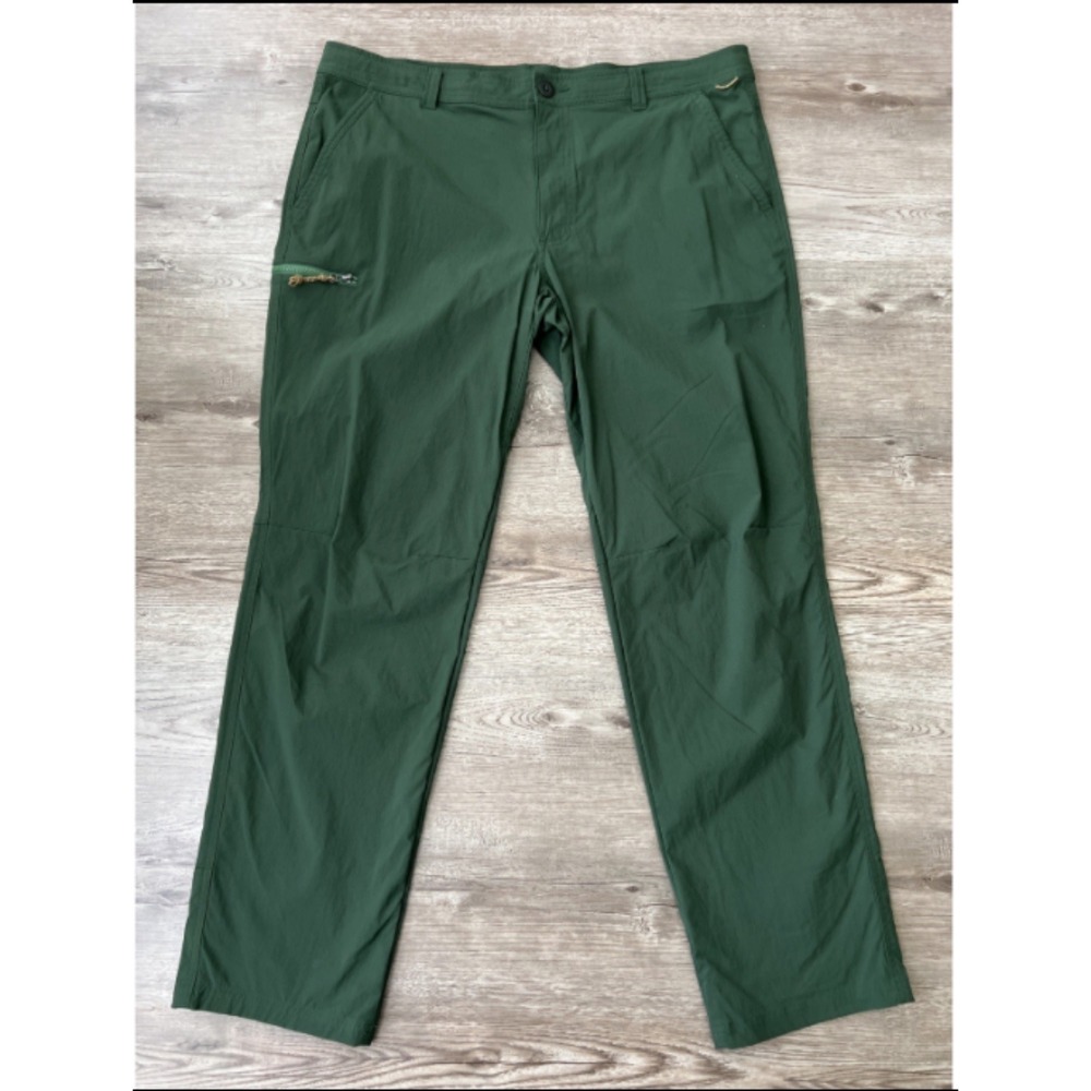 REI Co-op Savanna Trails Pants Mens 38x30 Green Straight Fit Hiking Outdoor